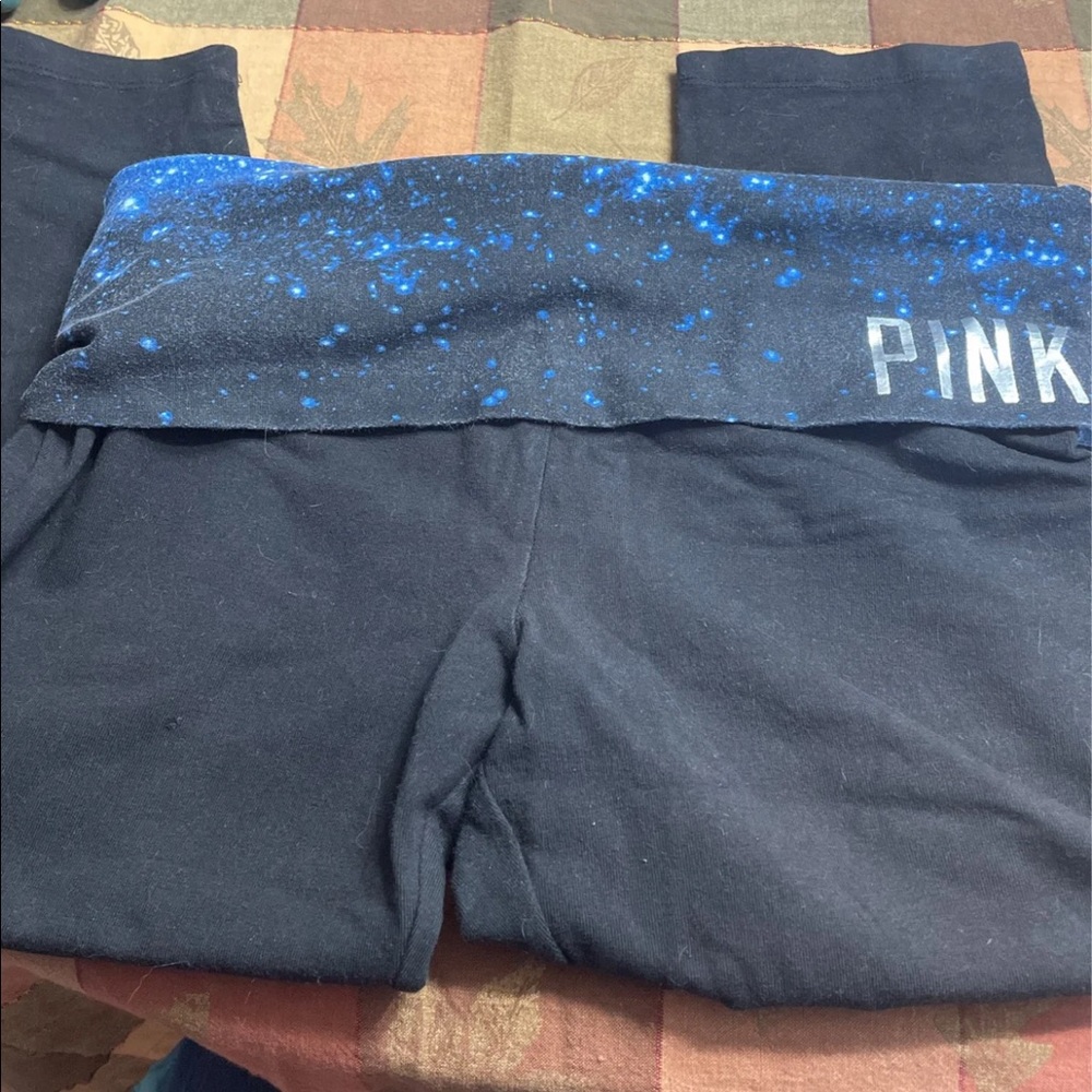 Black and galaxy caprese leggings